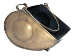 Home Collection Antique Brass Effect Coal Bucket