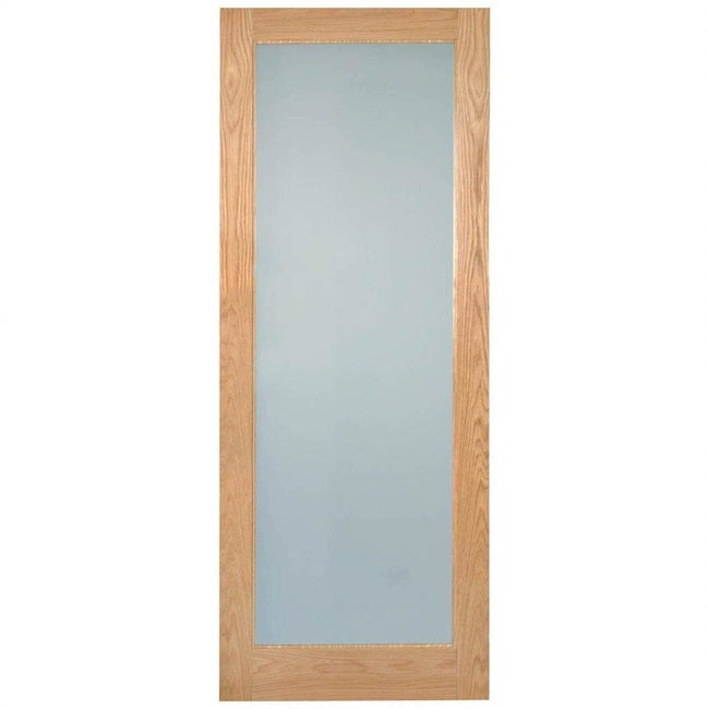 Indoors Rushmore Lamsafe Glazed Oak Door Pre-Fin 78X30