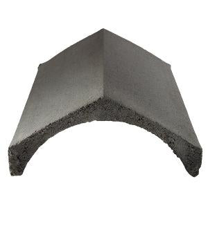 Slates Ridges Concrete 90 Degree Black