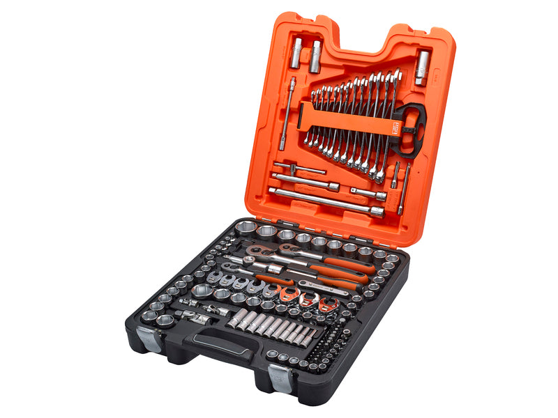 Bacho 138 Piece Mixed Drive Socket & Spanner Set