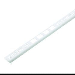 Homelux Round Edge Tile Trim White 6mm