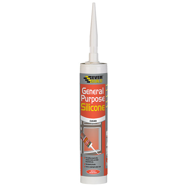 Everbuild General Purpose Silicone Clear