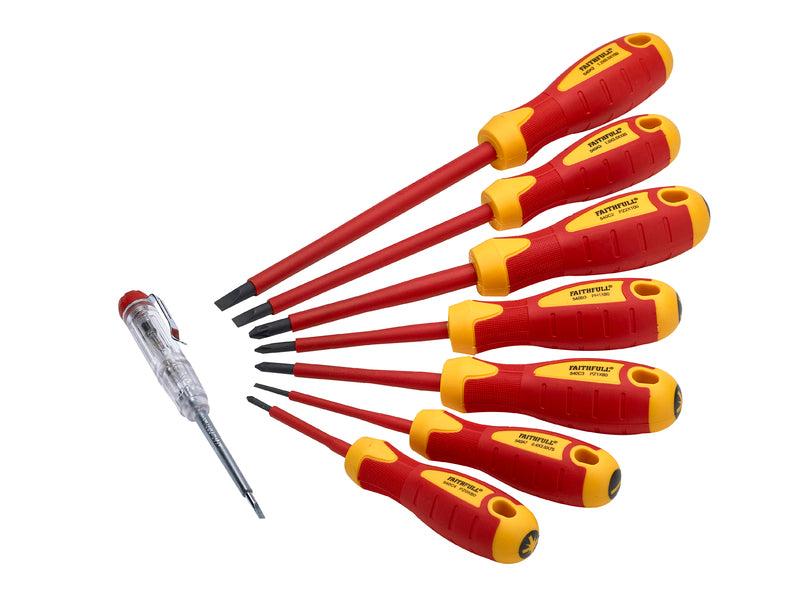 Faithful 8 Piece VDE Screwdriver Set