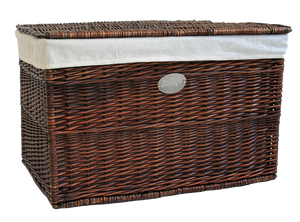 Honey Wicker Trunk  W/Lid&Lining