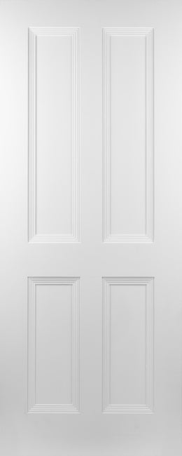 Seadec White Primed Cambridge 4Panel Door