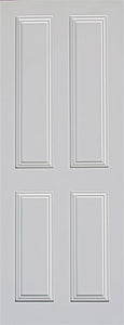 Indoors Ardmore 4 Panel Primed Door 80X32X44Mm