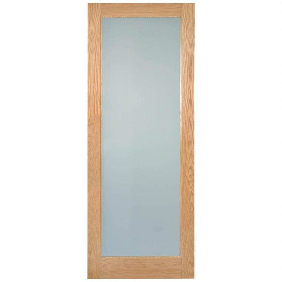 Indoors Rushmore Lamsafe Glazed Oak Door Pre-Fin 80X32