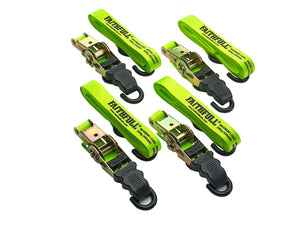 Faithfull 4 Piece Ratchet Tie Down Set