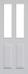 Indoors Claremont Primed Door Bevellled Glazed 78X30