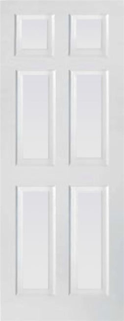 Indoors Toronto 6 Panel Primed Door 80X32X44Mm