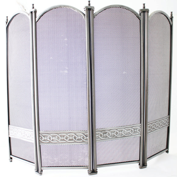 Devielle Heritage Celtic 4 Fold Firescreen