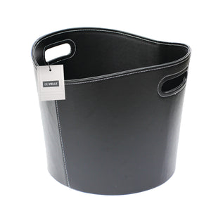 Devielle Faux Leather Log Basket