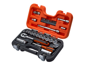 Bacho 34 Piece 3/8" Socket Set with 1/4" Bits