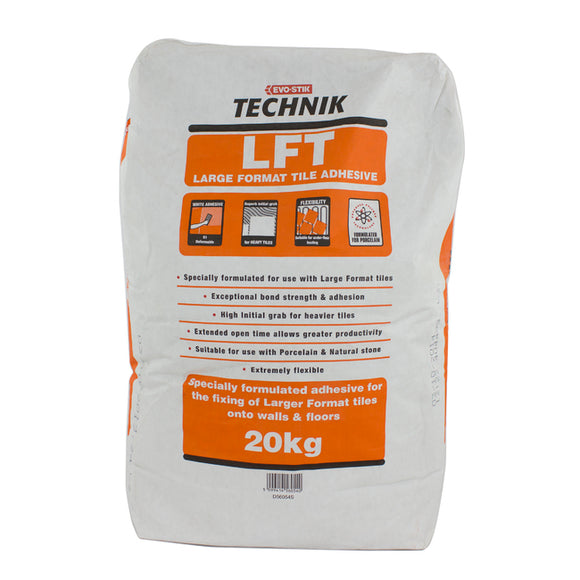 Evo-Stik Technik L.F.T Large Format Tile Adhesive 20kg