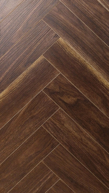 Canadia Wood Block Norbon Walnut Herringbone